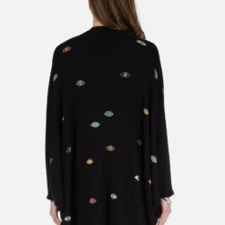 Isla Bead Eyes -Outlet Sartoriax Store 1058 BGR 12654 BLK color bead eyes cardigan wrap lauren moshi 03