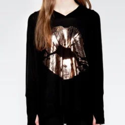 Wilma Rose Gold Foil Lip 9 Wilma Rose Gold Foil Lip -Outlet Sartoriax Store 1092 HAC 11705 JTBLK 05