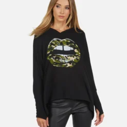 Wilma Camo Lip -Outlet Sartoriax Store 1092 HAC 14036 BLK 01