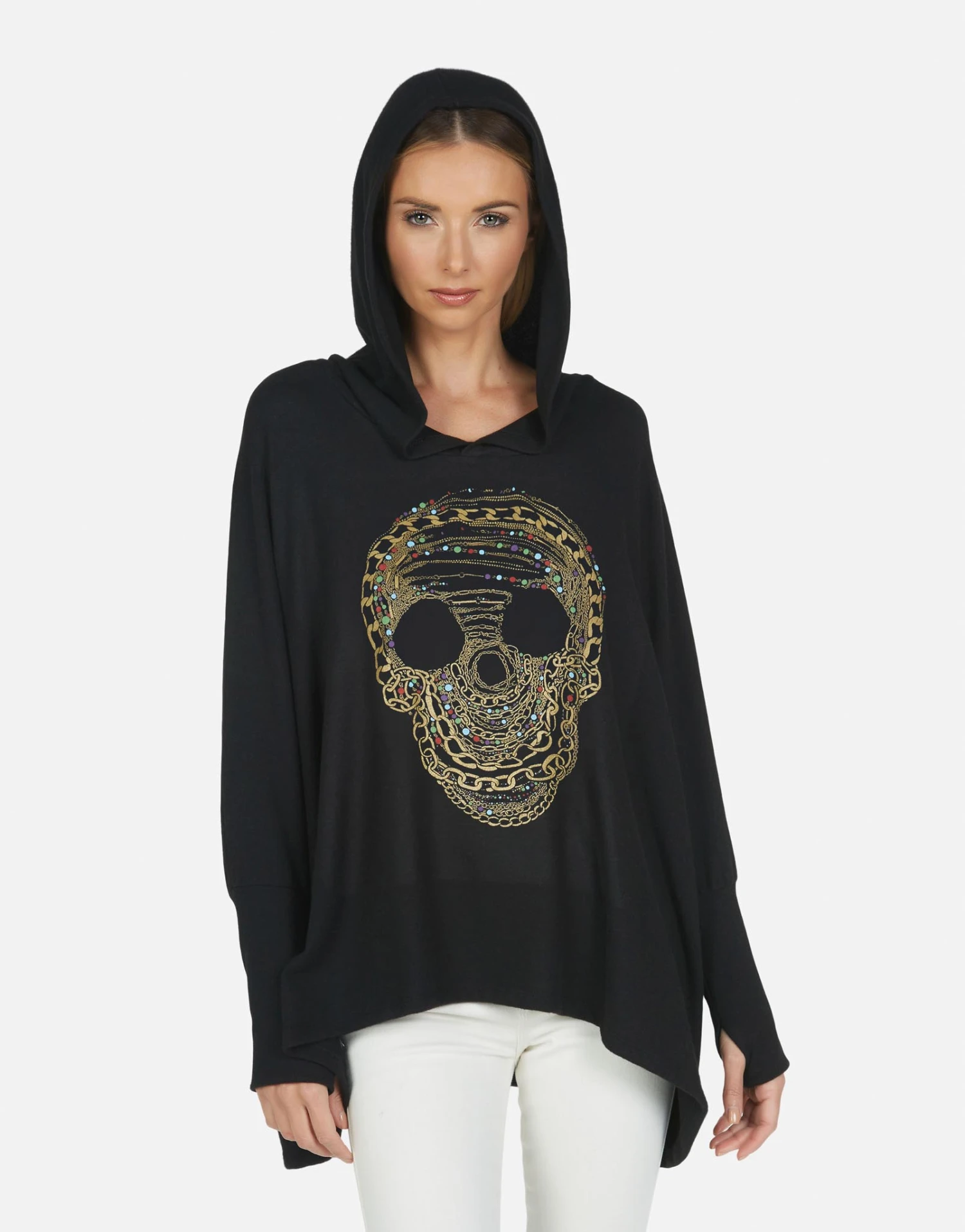 Wilma X Beaded Chain Skull