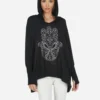 Wilma X Butterfly Hamsa -Outlet Sartoriax Store 1092 HAC X14468 BLK 03
