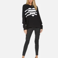 Corbin Heart Stripes -Outlet Sartoriax Store 1201 CSA 13896 BLK 01