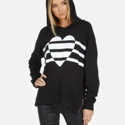 Corbin Heart Stripes -Outlet Sartoriax Store 1201 CSA 13896 BLK 03