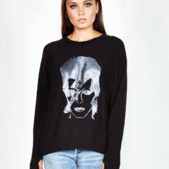 Ladona Glitter Bowie -Outlet Sartoriax Store 1209 CSM 12214 BLK 03