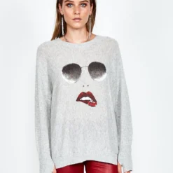 Ladona Pierced Biting Lip Face -Outlet Sartoriax Store 1209 CSM 12289 HEG 03