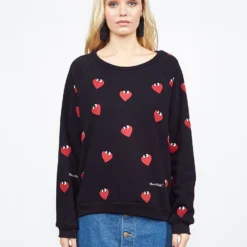Noleta Mini Heartface -Outlet Sartoriax Store 1217 CSA 12089 BLK front