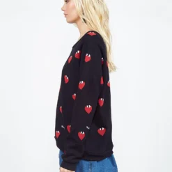 Noleta Mini Heartface -Outlet Sartoriax Store 1217 CSA 12089 BLK side