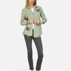 Sloane Butterfly Patches -Outlet Sartoriax Store 1221 LTW 3P105 PNGRN 01 8381b0a4 bd1f 4b6a af95 768b03029292