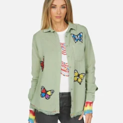 Sloane Butterfly Patches -Outlet Sartoriax Store 1221 LTW 3P105 PNGRN 02 673b461d 1cbc 4426 af8c 40cde4f149c4