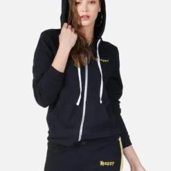 Lennox Happy Smiley -Outlet Sartoriax Store 1287 CSA 1E56P95 BLK happy smiley hoodie lauren moshi 05