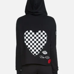 Lexie Rad Checkered Heart -Outlet Sartoriax Store 1296 MSF 22621P83 BLK lauren moshi 04