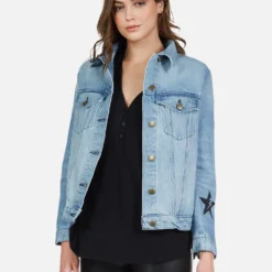 Spencer Peace Lightning -Outlet Sartoriax Store 1299 DNM 22805 VNBLU peace lightning denim jacket lauren moshi 02