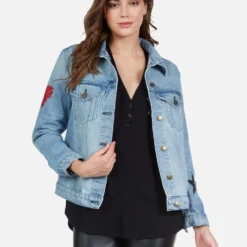 Spencer Peace Lightning -Outlet Sartoriax Store 1299 DNM 22805 VNBLU peace lightning denim jacket lauren moshi 06