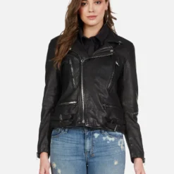 Posey Gold Chain Lip -Outlet Sartoriax Store 1322 LTR 22785 BLK chain lip leather moto jacket lauren moshi 01