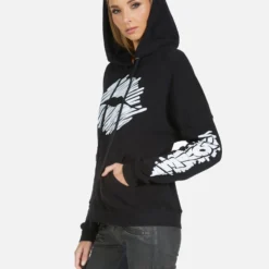 Melanie Scribble Lip -Outlet Sartoriax Store 1334 CSA 13836 BLK 05