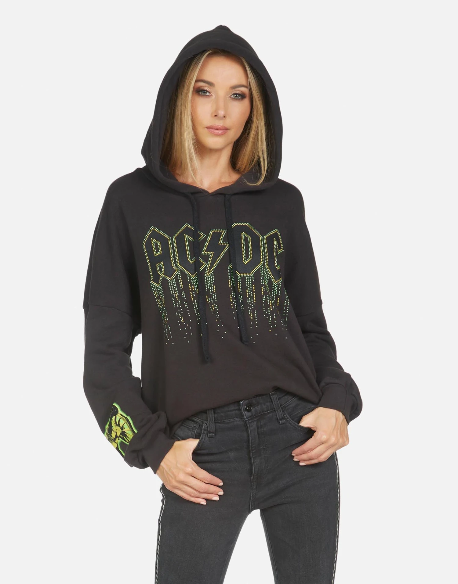 Lila AC/DC Neon Stud 3 Lila AC/DC Neon Stud