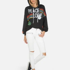 Anissa Peace Love Stripe 10 Anissa Peace Love Stripe -Outlet Sartoriax Store 1413 INT 14094 HEB 03