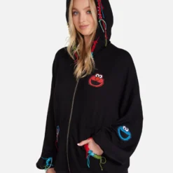 Aisha X Sesame Street Faces -Outlet Sartoriax Store 1417 MSF X25190 BLK 07