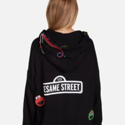 Aisha X Sesame Street Faces -Outlet Sartoriax Store 1417 MSF X25190 BLK 08