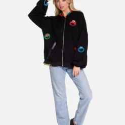 Aisha X Sesame Street Faces -Outlet Sartoriax Store 1417 MSF X25190 BLK 10