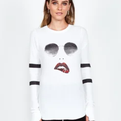 Mckinley Pierced Biting Lip Face -Outlet Sartoriax Store 2158 THR 12290 WHT 04