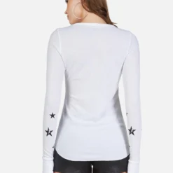 Mckinley Peace Lightning Star -Outlet Sartoriax Store 2158 THR 12799 WHT peace lightning star thermal top lauren moshi 03