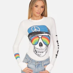 Mckinley Rainbow Peace Skull
