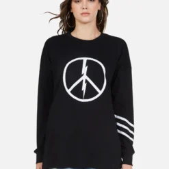 Lassie World Peace -Outlet Sartoriax Store 2210 CTT 12797 BLK world peace lightning top lauren moshi 01