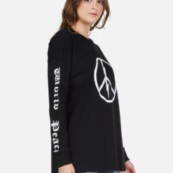 Lassie World Peace -Outlet Sartoriax Store 2210 CTT 12797 BLK world peace lightning top lauren moshi 03