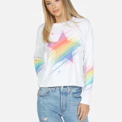 Luella Neon Sparkle Star -Outlet Sartoriax Store 2254 CTT 13675 WHT 03