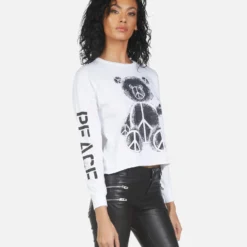 Luella Peace Teddy -Outlet Sartoriax Store 2254 CTT 14164 WHT 04