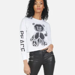 Luella Peace Teddy -Outlet Sartoriax Store 2254 CTT 14164 WHT 06