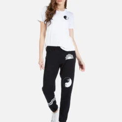 Gia Skull Yin Yang -Outlet Sartoriax Store 4009 CSA 12653 BLK skull ying yang tee lauren moshi 05