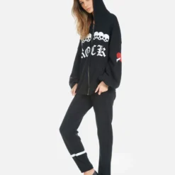 Gia Skull Lip -Outlet Sartoriax Store 4009 CSA 34187 BLK 07