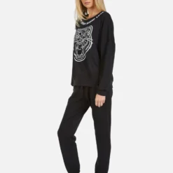 Winslet Crystal Tiger Head -Outlet Sartoriax Store 4119 MSF 33811 BLK 06