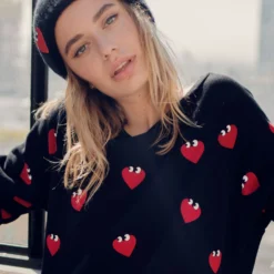 Blix Heartface Patch -Outlet Sartoriax Store 9073 CSM 3P49 BLK 4