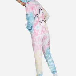 Koa Lightning Bolt Star -Outlet Sartoriax Store Lauren Moshi Lightning Bolt Star Tie Dye Hoodie 1337 CCFH 22999 KLDSCP 09