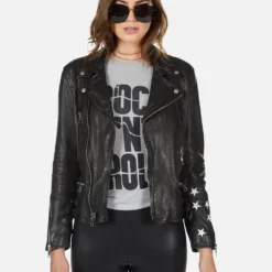 Posey Cracked RnR Spray -Outlet Sartoriax Store cracked rock n roll leather moto jacked 1322 LTR 22843 BLK 07