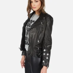 Posey Cracked RnR Spray -Outlet Sartoriax Store cracked rock n roll leather moto jacked 1322 LTR 22843 BLK 09