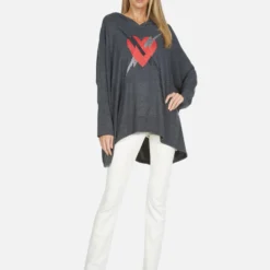 Wilma X Lightning Love -Outlet Sartoriax Store lauren moshi X crystal lightning love oversized pullover hoodie 1092 HAC X13361 HEB 01