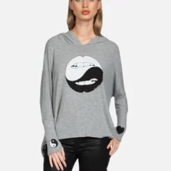 Wilma Biting Lip Yin Yang -Outlet Sartoriax Store lauren moshi biting lip yin yang pullover hoodie 1092 HAC 13339 HEG 02