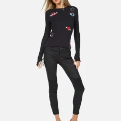 Mckinley Bone Elements -Outlet Sartoriax Store lauren moshi bone elements fitted thermal with thumbholes 2158 THR 13415P60 ONYX 04