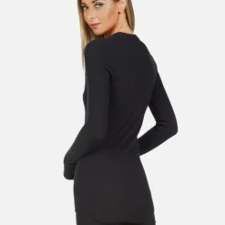 Mckinley Bone Elements -Outlet Sartoriax Store lauren moshi bone elements fitted thermal with thumbholes 2158 THR 13415P60 ONYX 05