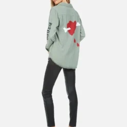 Sloane Bone Elements 11 Sloane Bone Elements -Outlet Sartoriax Store lauren moshi bone heart elements button up denim shirt 1221 LTW 33417P138 PNGRN 04