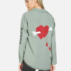 Sloane Bone Elements 8 Sloane Bone Elements -Outlet Sartoriax Store lauren moshi bone heart elements button up denim shirt 1221 LTW 33417P138 PNGRN 05