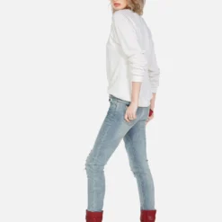 Noleta Dripping Star -Outlet Sartoriax Store lauren moshi color dripping star ls pullover 1217 MSF 13231 MILK 05