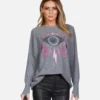 Ladona Electric Evil Eye -Outlet Sartoriax Store lauren moshi crystal electric evil cashmere sweater 1209 CSM 13194E89 CHA 03