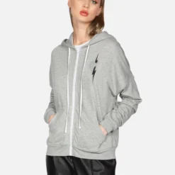 Outlet Sartoriax Store -Outlet Sartoriax Store lauren moshi crystal happy lightning zip up hoodie 1348 HRP 23358 HEG 02