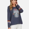 Everly Elephant Hamsa -Outlet Sartoriax Store lauren moshi elephant hamsa raglan pullover 1381 HAC 13202 NVY 04