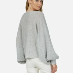 Sash Feather Rainbow -Outlet Sartoriax Store lauren moshi feather rainbow cashmere pullover 1247 CSM 13491 HEG 05